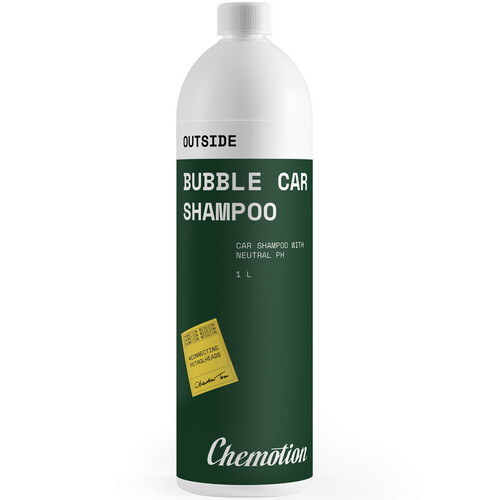 Butelka Chemotion Bubble Car Shampoo 1L - szampon samochodowy pH neutralny