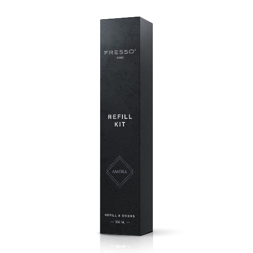 Fresso Refill Kit/Zestaw Uzupełniający Amora 100ML - Zestaw Uzupełniający Do Dyfuzora