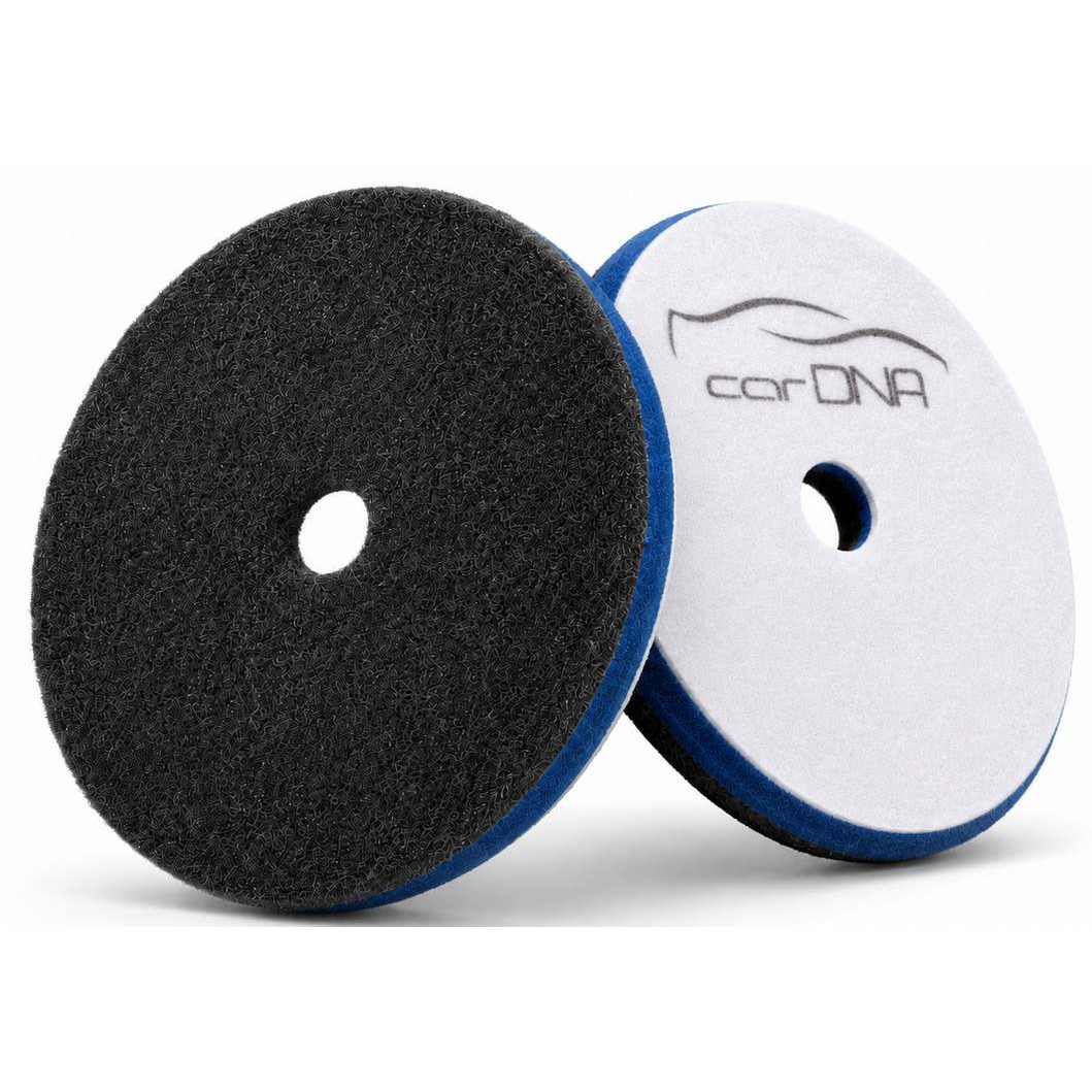 CarDna Kosa Futro Black/Blue Mocna 125MM - futro polerskie hybrydowe mocno tnące